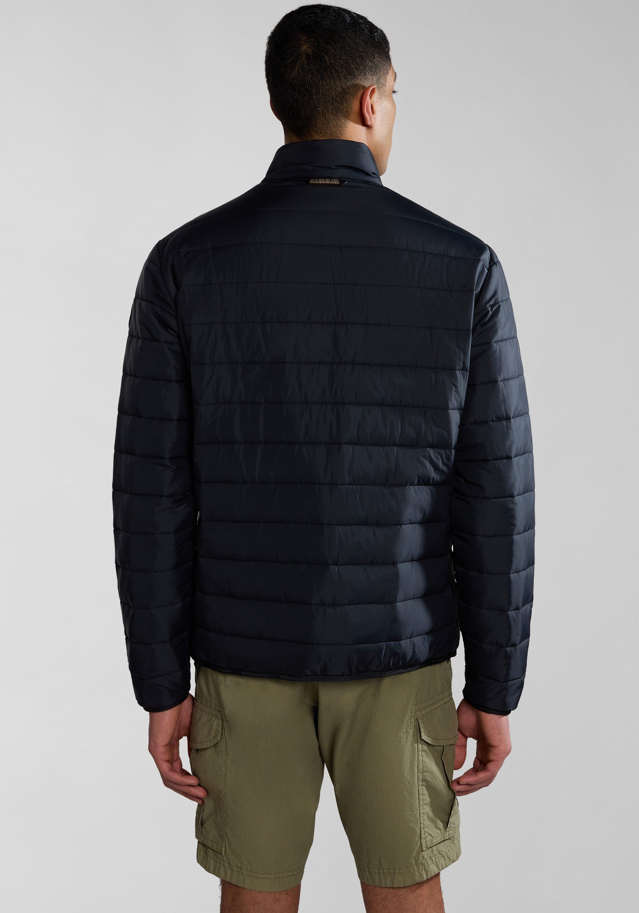 Napapijri Steppjacke Mit Markenlabel an der günstig online kaufen