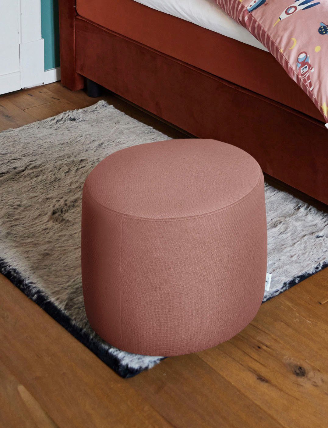 TOM TAILOR HOME Pouf DROP PURE, ø 50 cm