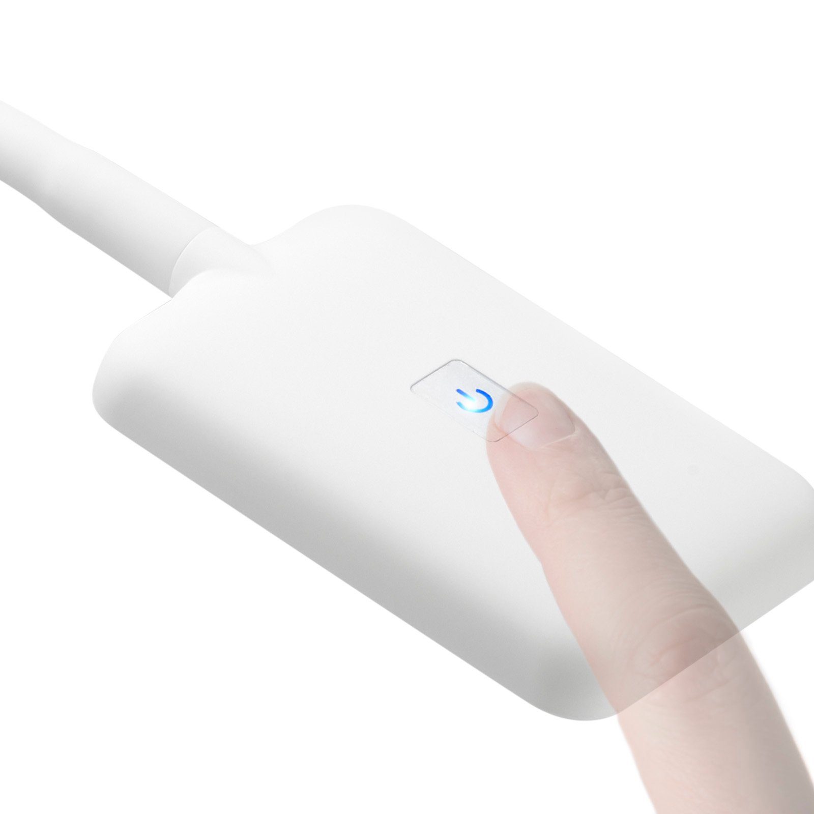 SO-TECH® LED Unterbauleuchte LED Bett- und Leseleuchte mit flexiblem Leuchtenarm & Touch, Weiß (ohne USB)