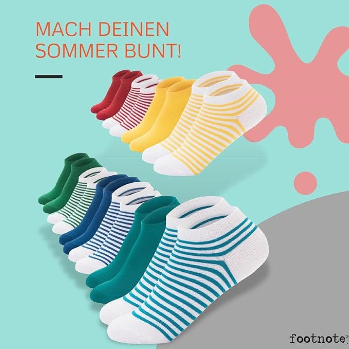 FOOTNOTE Sneakersocken Fitzgerald (10-Paar) trendige Socken mit Softbund günstig online kaufen