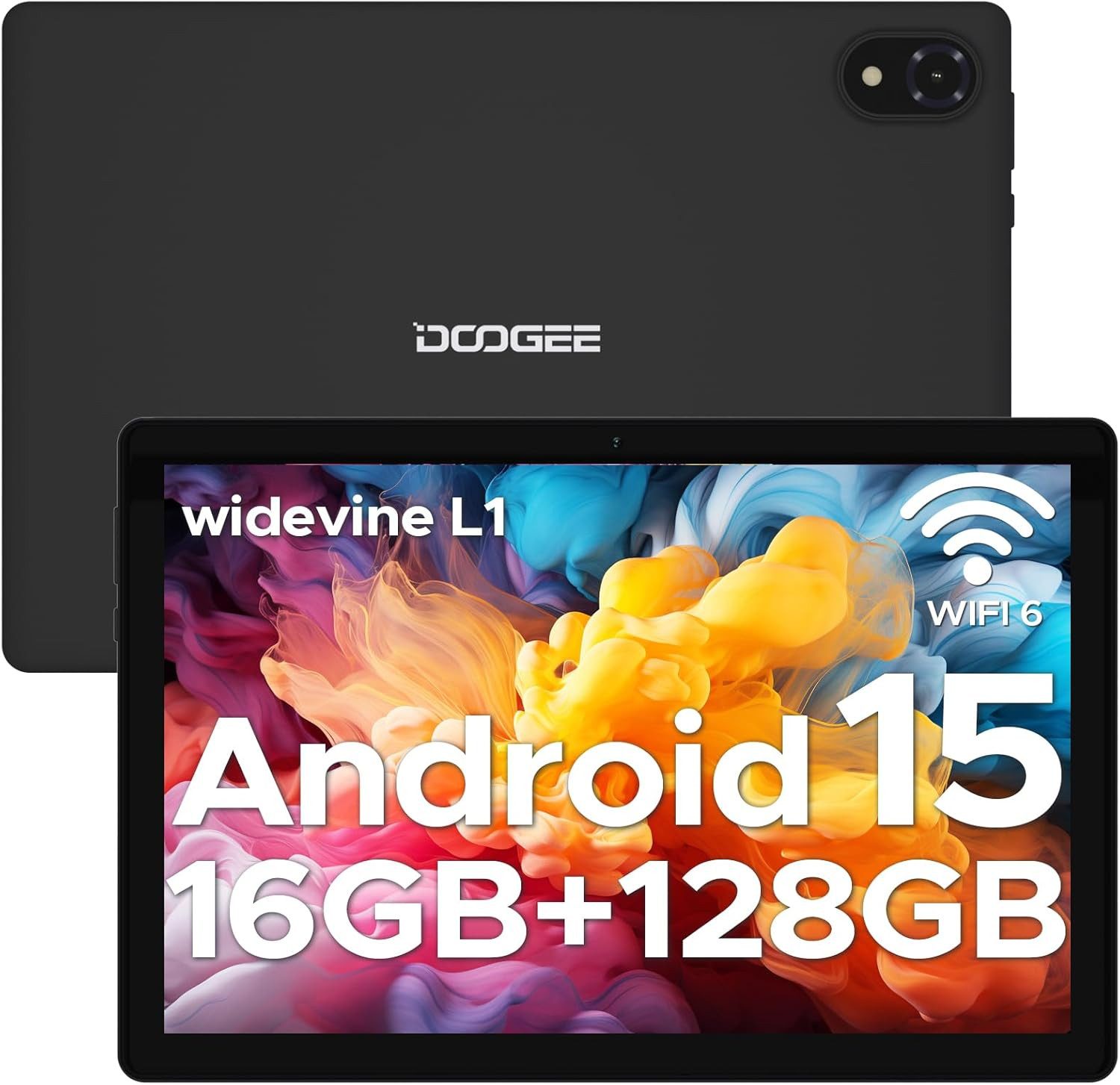 DOOGEE 2025 Neueste 4 GB RAM Kinder 5060mAh Fast Gaming Tablet (10", 128 GB, Android 15, Leistungsstarkes Gerät mit vielseitigen Funktionen für Arbeit Freizeit)