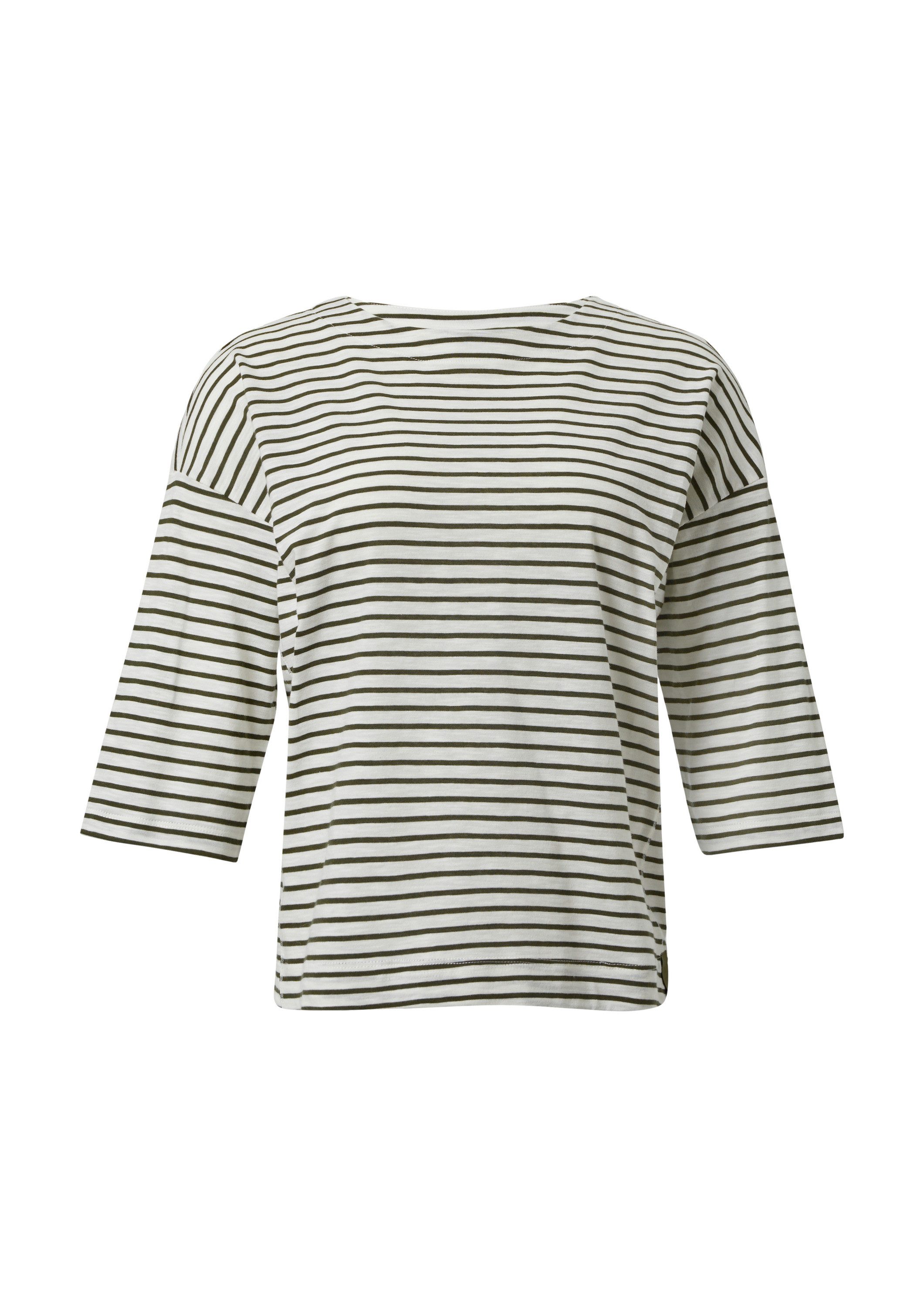 comma 3/4-Arm-Shirt T-Shirt Ringel-Shirt mit 3/4-Arm günstig online kaufen