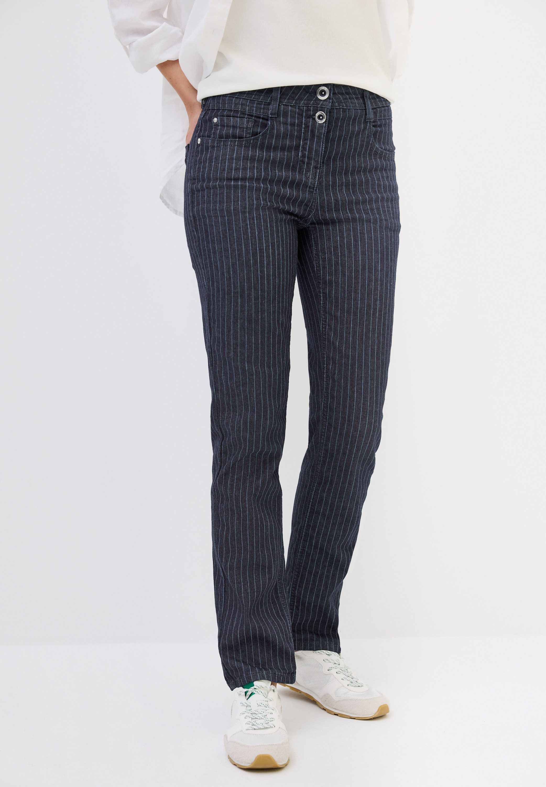 CECIL Slim-fit-Jeans aus Baumwolle mit Stretchanteil