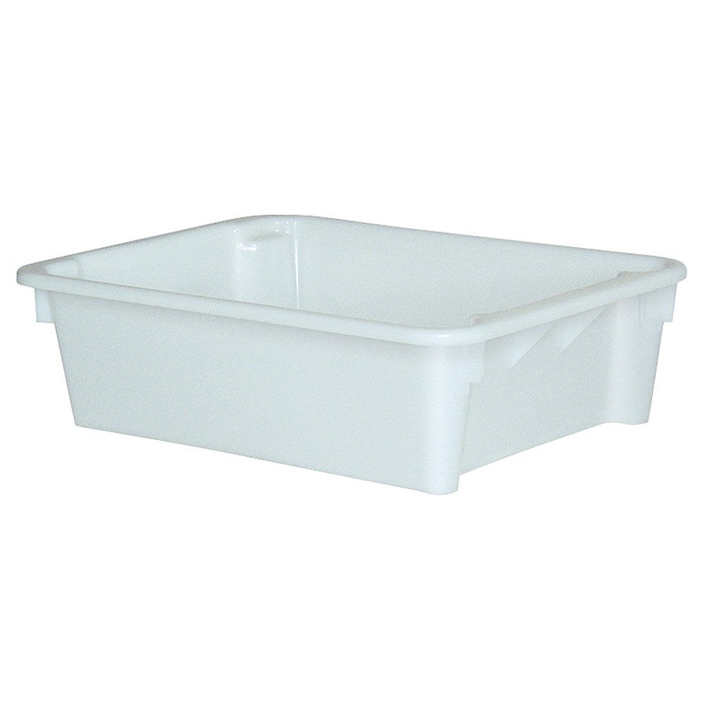 BRB-Lagertechnik Stapelbox Drehstapelbehälter, LxBxH 800x600x220 mm, 80 Liter, Stabiler Behälter zum Transportieren und Lagern von schwerem Füllgut