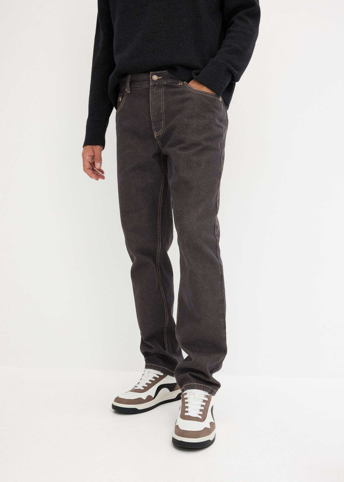 bonprix Regular-fit-Jeans (1-tlg) 5-Pocket Form günstig online kaufen
