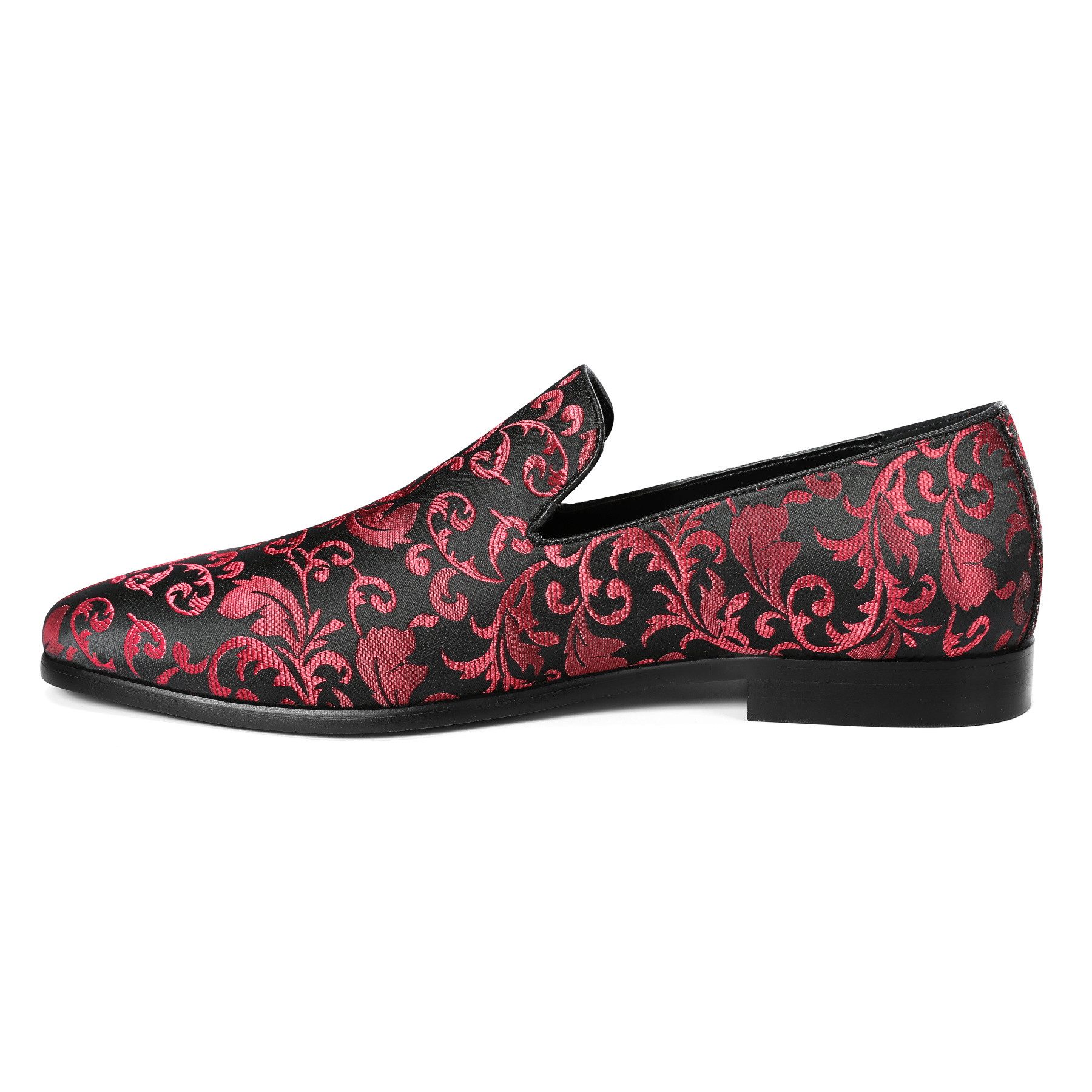 Allthemen Loafer Herren Slipper Pennyloafer mit elegantem Jacquard