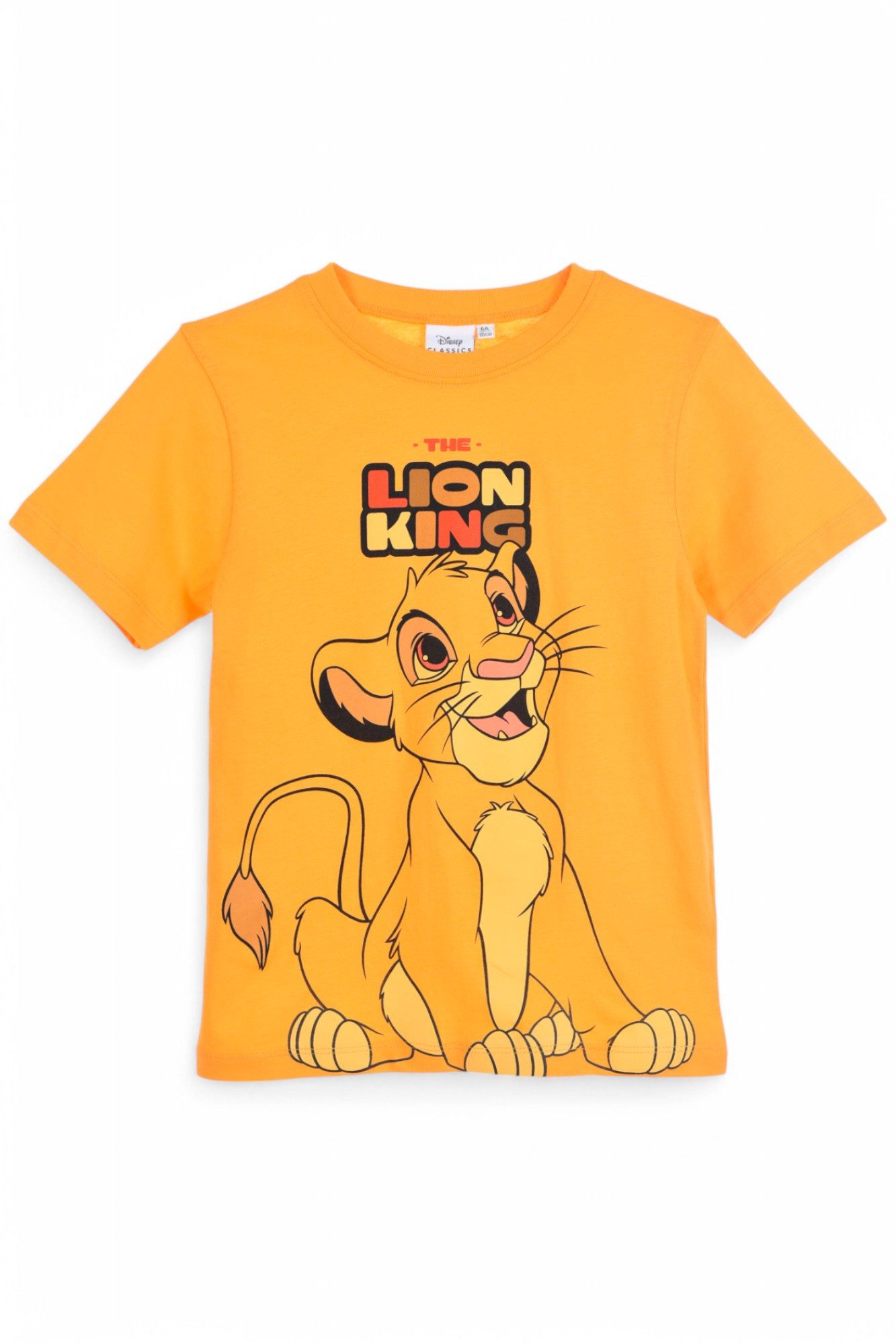 Disney The Lion King T-Shirt Simba Jungen Jersey Kurzarmshirt aus Baumwolle Gr. 98 - 116 cm
