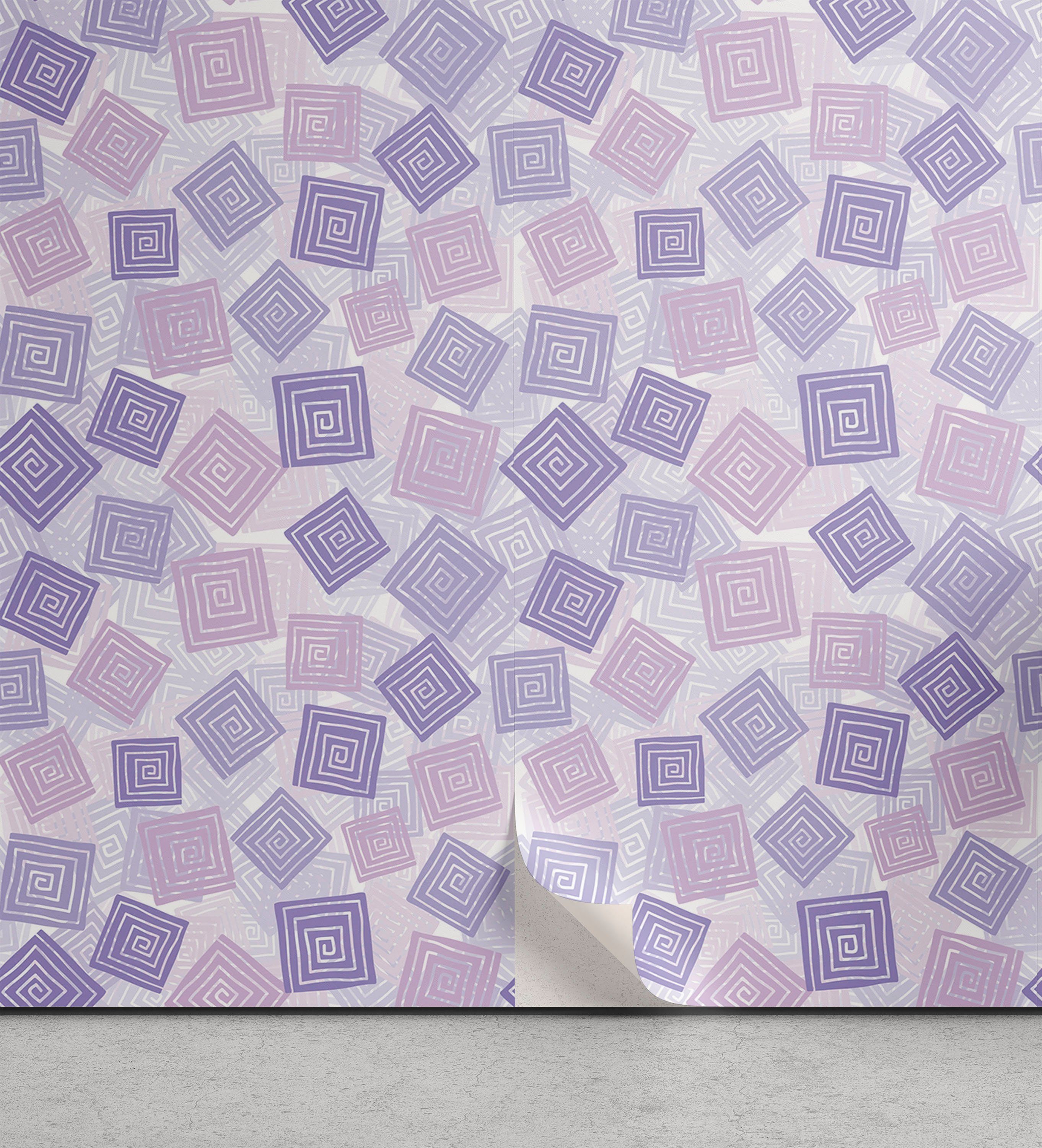 Abakuhaus Vinyltapete selbstklebendes Wohnzimmer Küchenakzent, Geometrisch Aufwändige Spirale-Muster