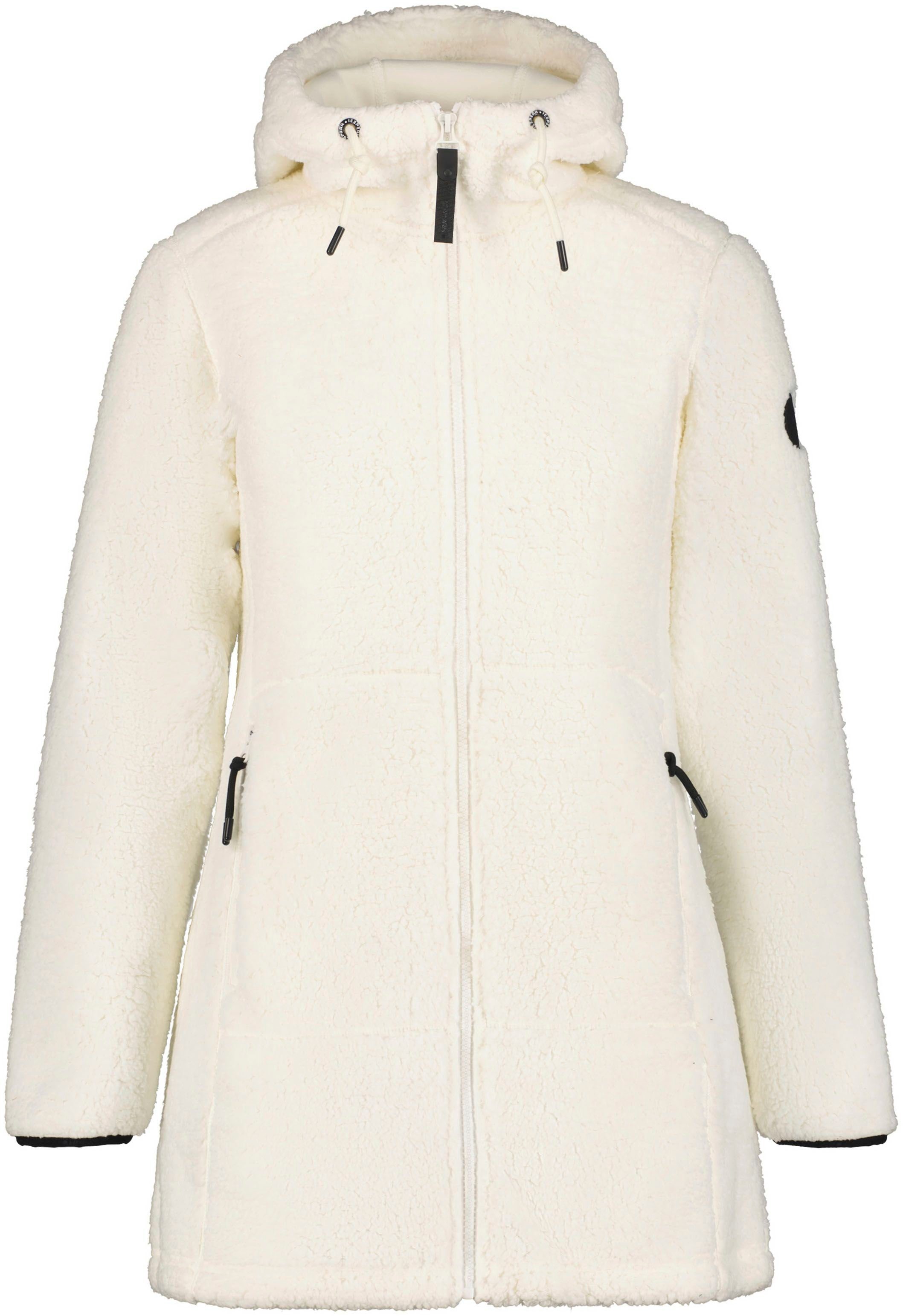 Fleecejacke AGRA TEDDYPLÜSCHJACKE natural whit Icepeak D