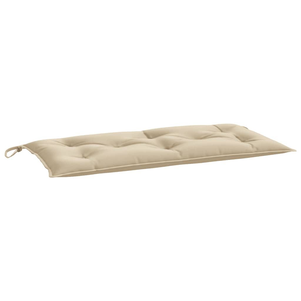 vidaXL Sitzauflage Gartenbank-Auflage Beige 110x50x7 cm günstig online kaufen