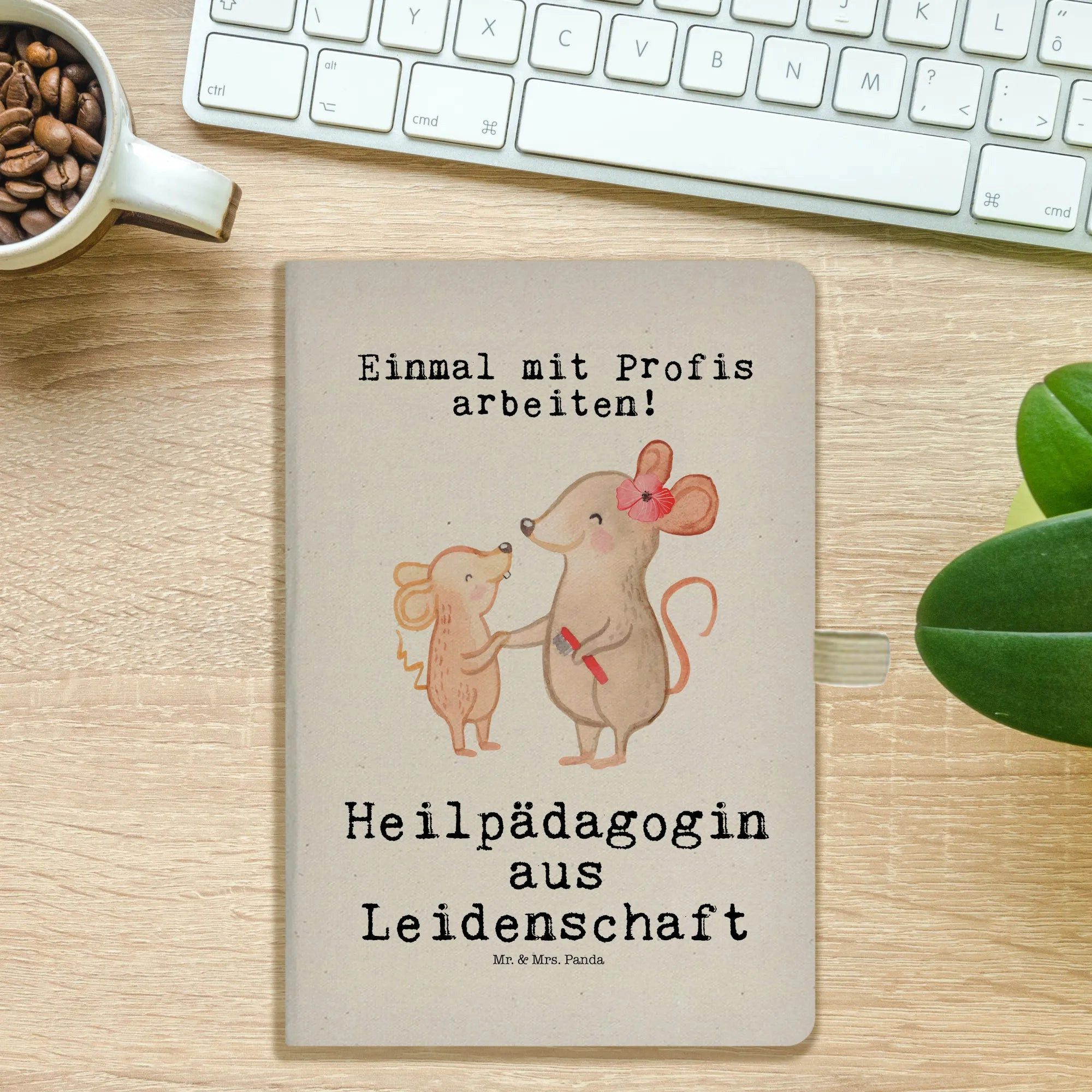 Thumbnail - Mr. & Mrs. Panda Notizbuch Heilpädagogin Leidenschaft - Transparent - Geschenk, Heilpädagogik, N Mr. & Mrs. Panda, Hochw...
