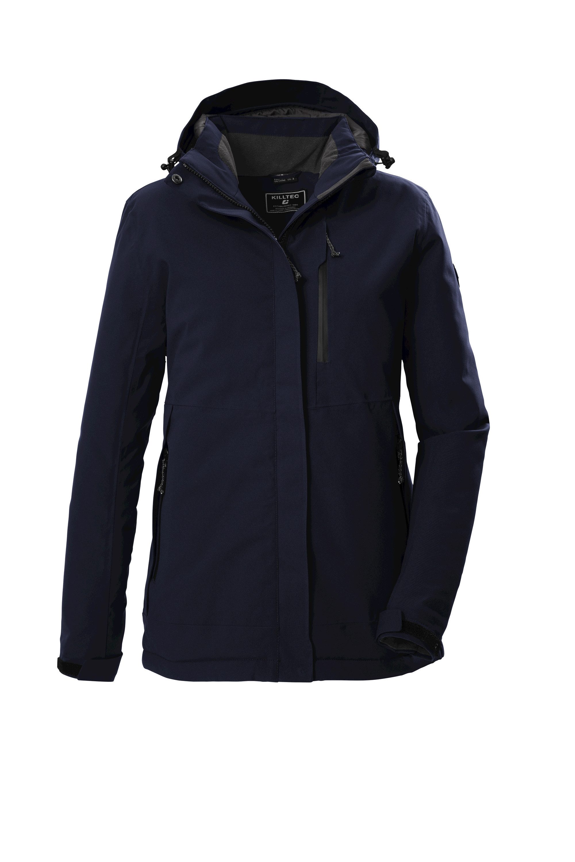 Killtec Funktionsjacke KOW 219 WMN JCKT mit abzippbarer, regulierbarer Kapuze, winddicht, atmungsaktiv – Bild 2 von 3