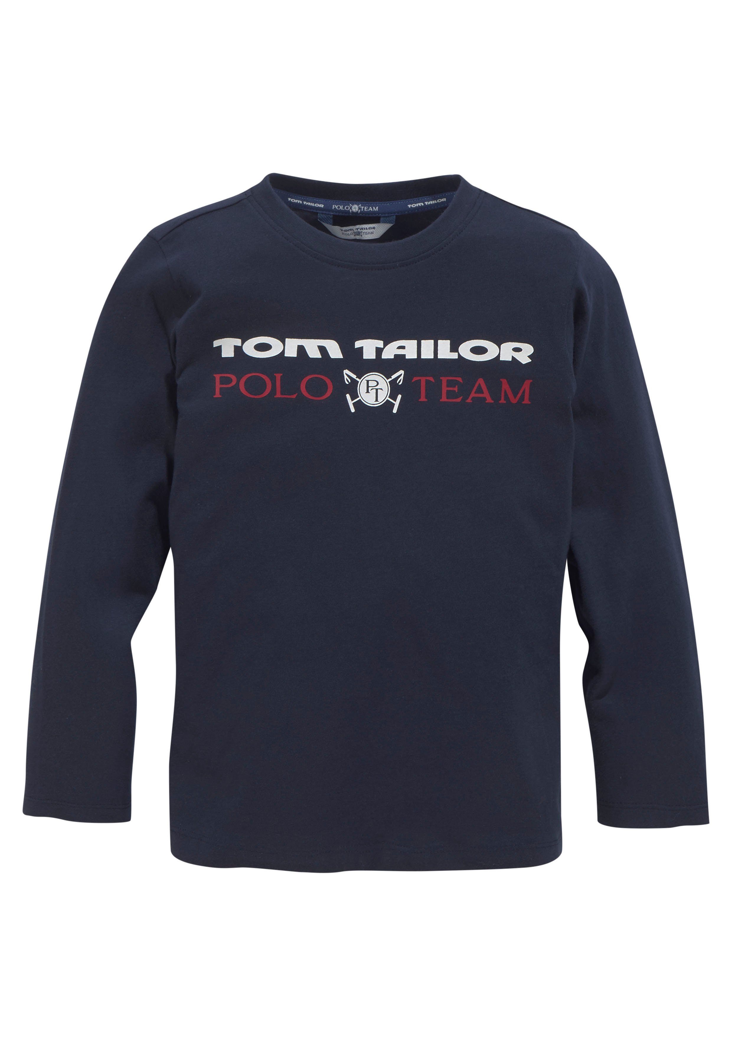 Kinder Kids (Gr. 92 - 146) TOM TAILOR Polo Team Langarmshirt