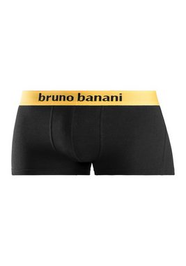 Bruno Banani Boxershorts (Packung, 4-St) in Hipster-Form mit Logo Webbund