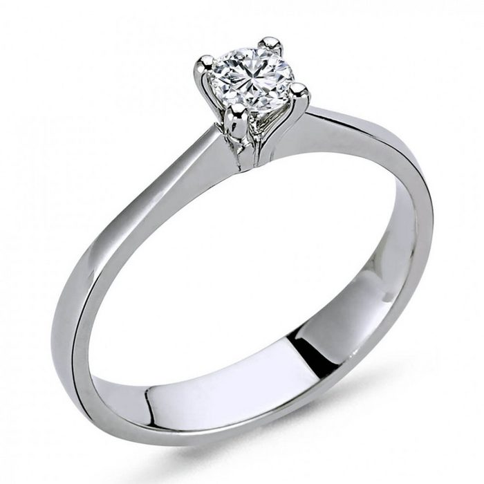 EinStein Diamant Diamantring 0 21 Carat Diamant Solitär Ring Meisterwerk 14 Karat Weißgold