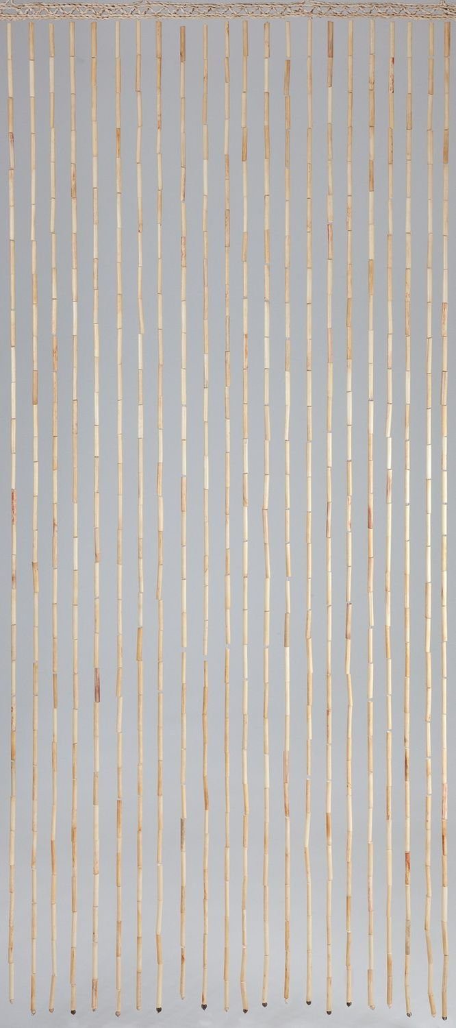 CONACORD Insektenschutz-Vorhang Conacord Decona Tonkin Dekovorhang beige, 90 x 200 cm, Tonkinstäbe - elegant schwingend | Insektenschutzvorhänge