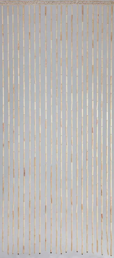 CONACORD Insektenschutz-Vorhang Conacord Decona Tonkin Dekovorhang beige, 90 x 200 cm, Tonkinstäbe - elegant schwingend