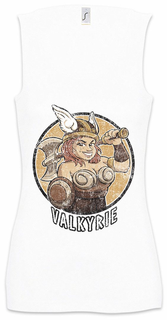 Tanktop Valkyrie Ärmelloses Damen T-Shirt Symbol Walküren Flügel Walküre