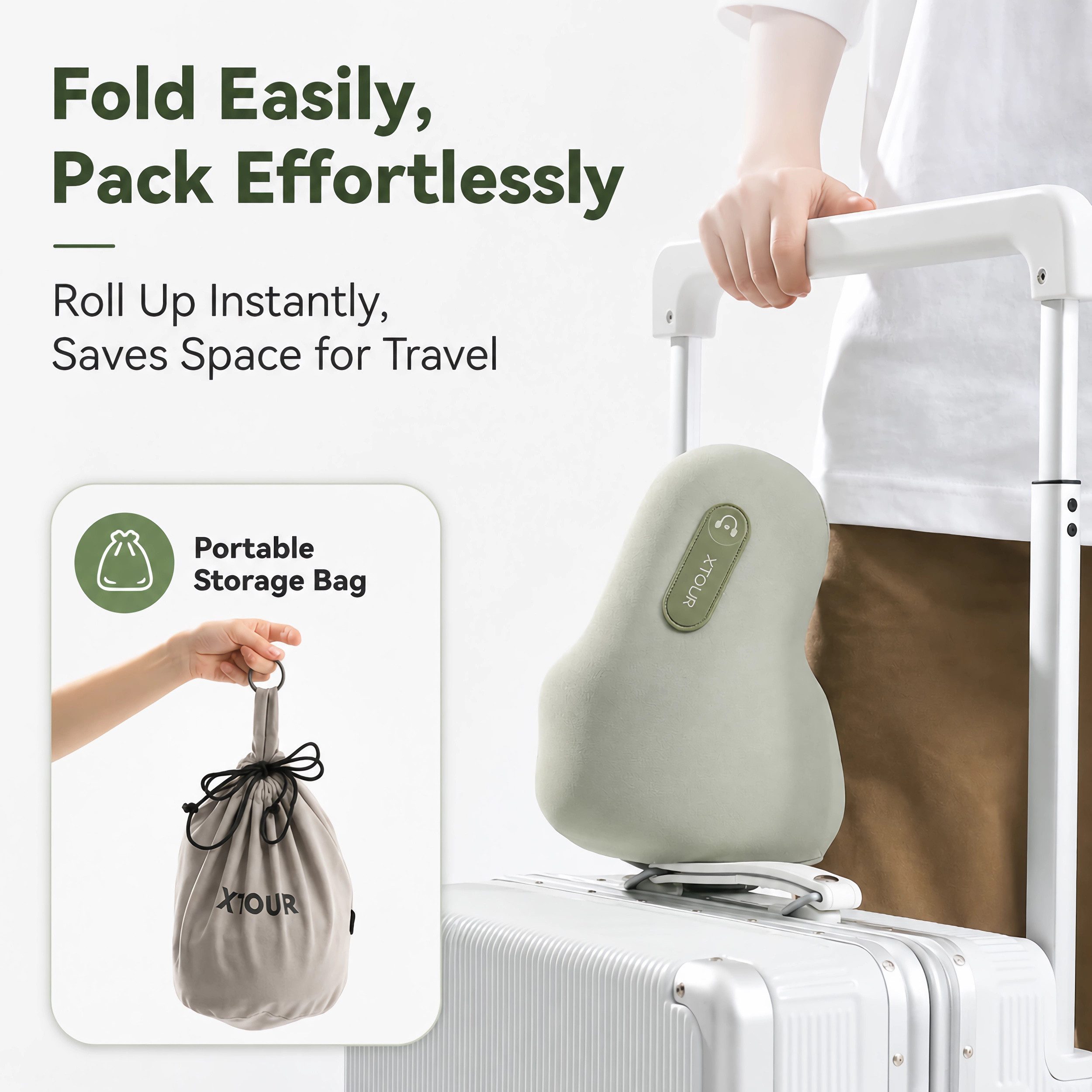 Bolwins Nackenkissen B15D Bluetooth Reisekissen HiFi Nackenkissen Büro Reise Auto Flug Zug, Einzelset, 1-tlg., 1x Reisekissen, 1x USB-C Ladekabel, Bluetooth Reisekissen mit HiFi Lautsprecher und USB-C Schnellladung