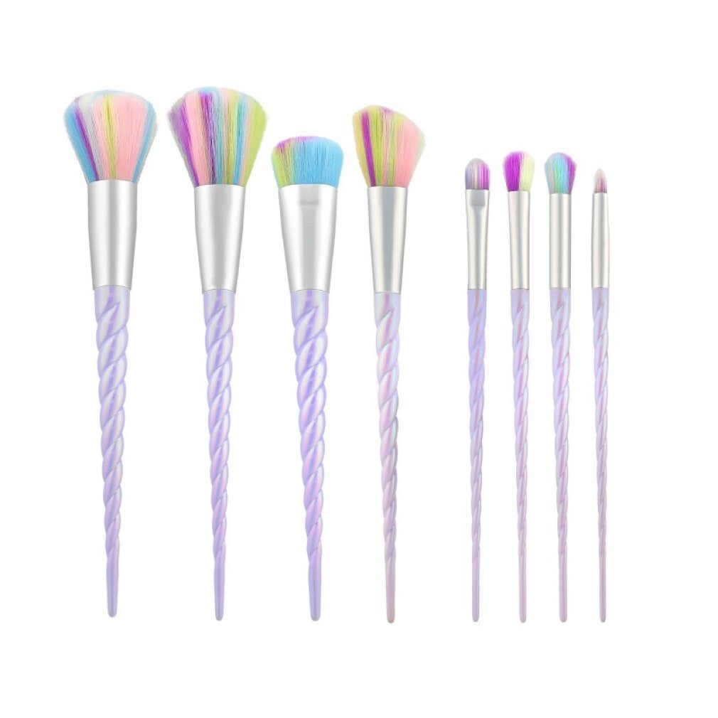 MIMO Augenbrauenpinsel MIMO 8 Teilig Einhorn Makeup Pinseln Set