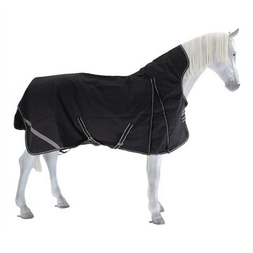 HKM Pferde-Regendecke HKM Regendecke Innsbruck HighNeck 1200D mit Polarfleece 0g - schwarz