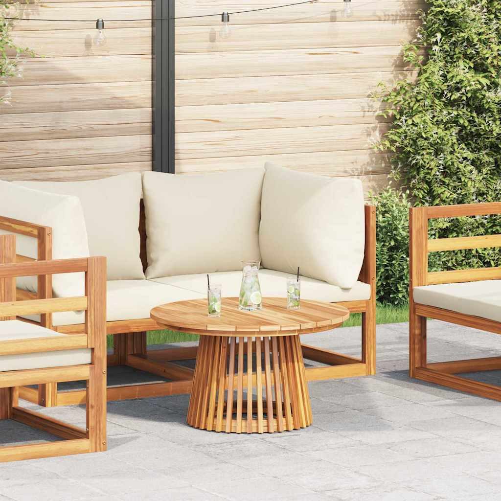 vidaXL Beistelltisch, Beistelltisch Braun 70 x 70 x 40 cm Massivholz Teak