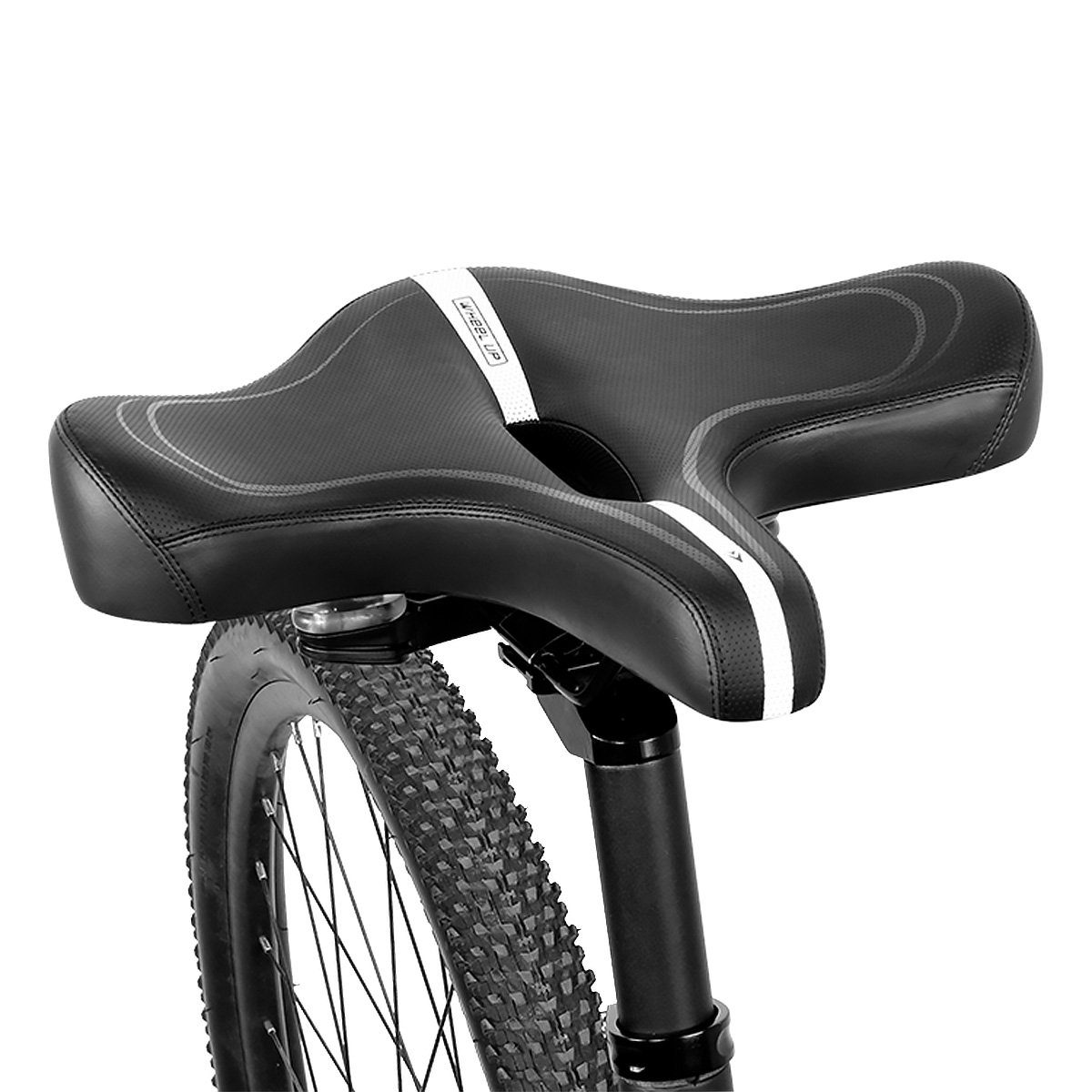 Sattel MidGard Fahrradsitz gepolsterten Fahrrad breiten und mit extra Fahrradsattel