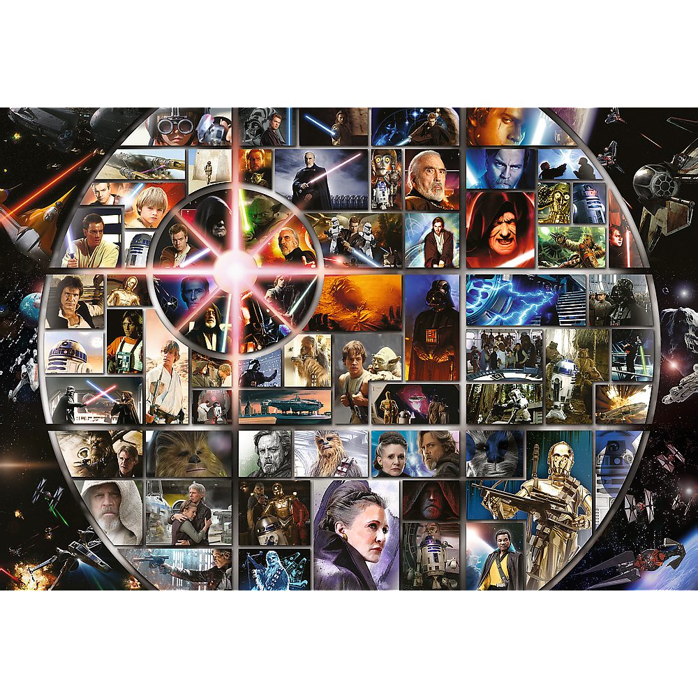 Trefl Puzzle Trefl 81036 Star Wars Sammlung 13500 Teile Puzzle, 13500 Puzzleteile, Made in Europe