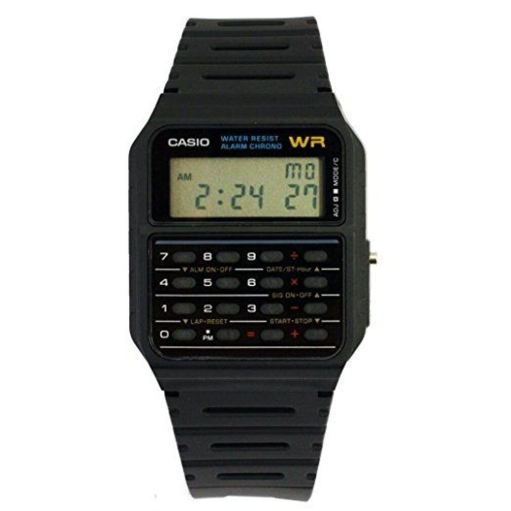 CASIO Luxusuhr CA53W-1 Herren Taschenrechneruhr Vintage