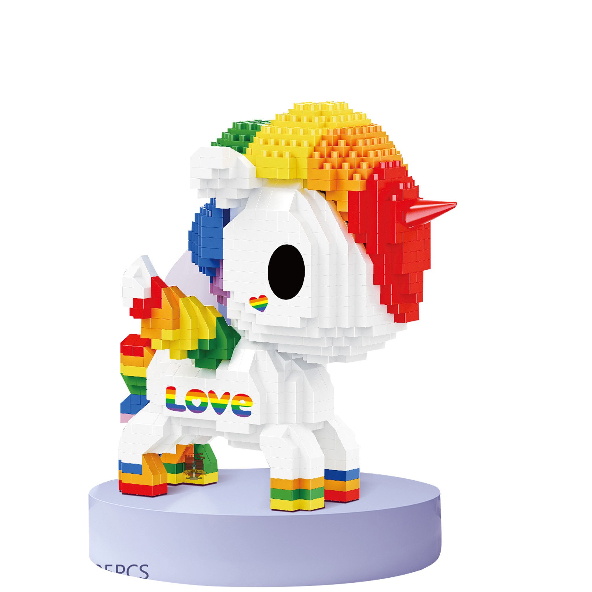 Balody 18187 - Regenbogeneinhorn (Balody) Klemmbausteine Spielbausteine