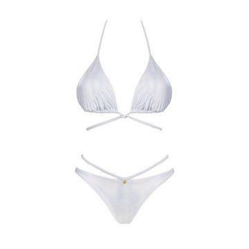 Obsessive Badekleid OB Blancossa bikini white S Freizeit, Flirten, Hochzeit, Party,Vorspiel, Verführung, Swingerclub