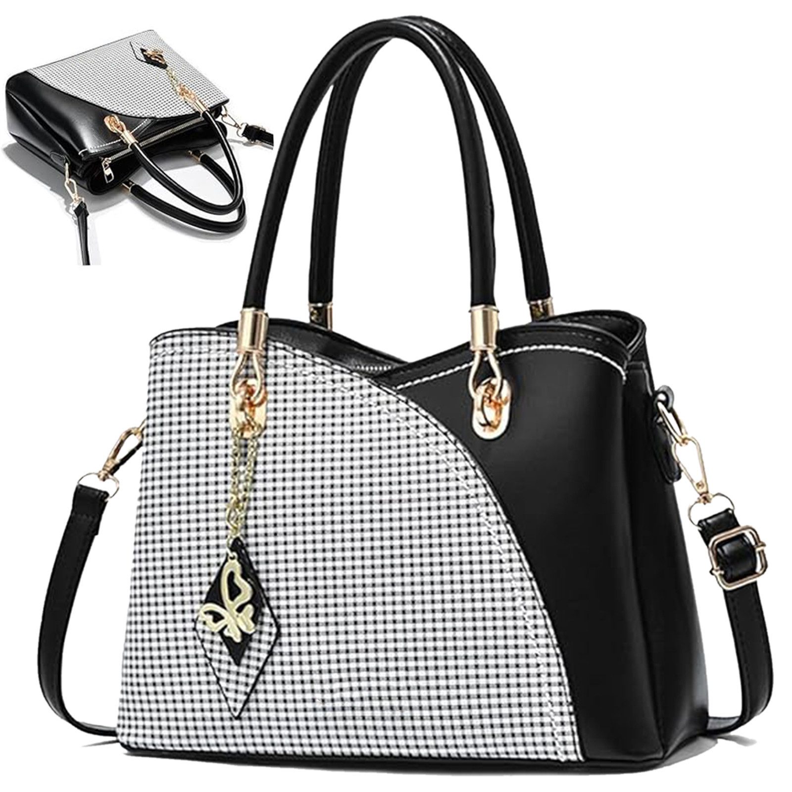 MODFU Henkeltasche Umhängetasche Handtasche Tragetasche Aktentasche günstig online kaufen