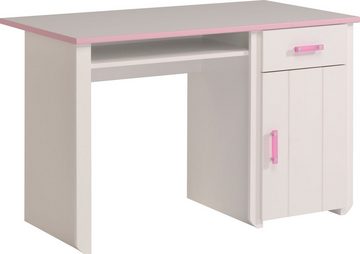 Parisot Jugendzimmer-Set Biotiful, (4-St., Bett, Nachttisch, Schubkastenkommode, Schreibtisch)