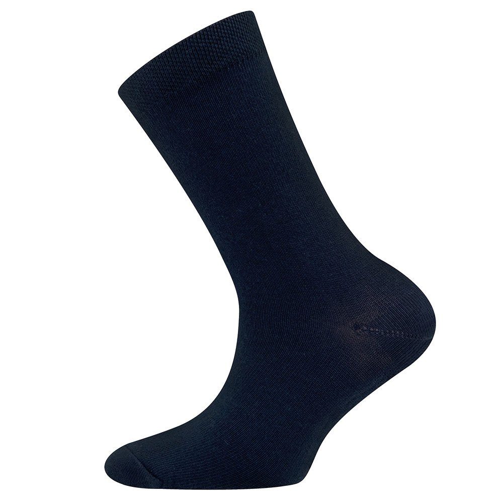 (3-Paar) Uni Socken aqua/navy/schwarz Ewers Socken