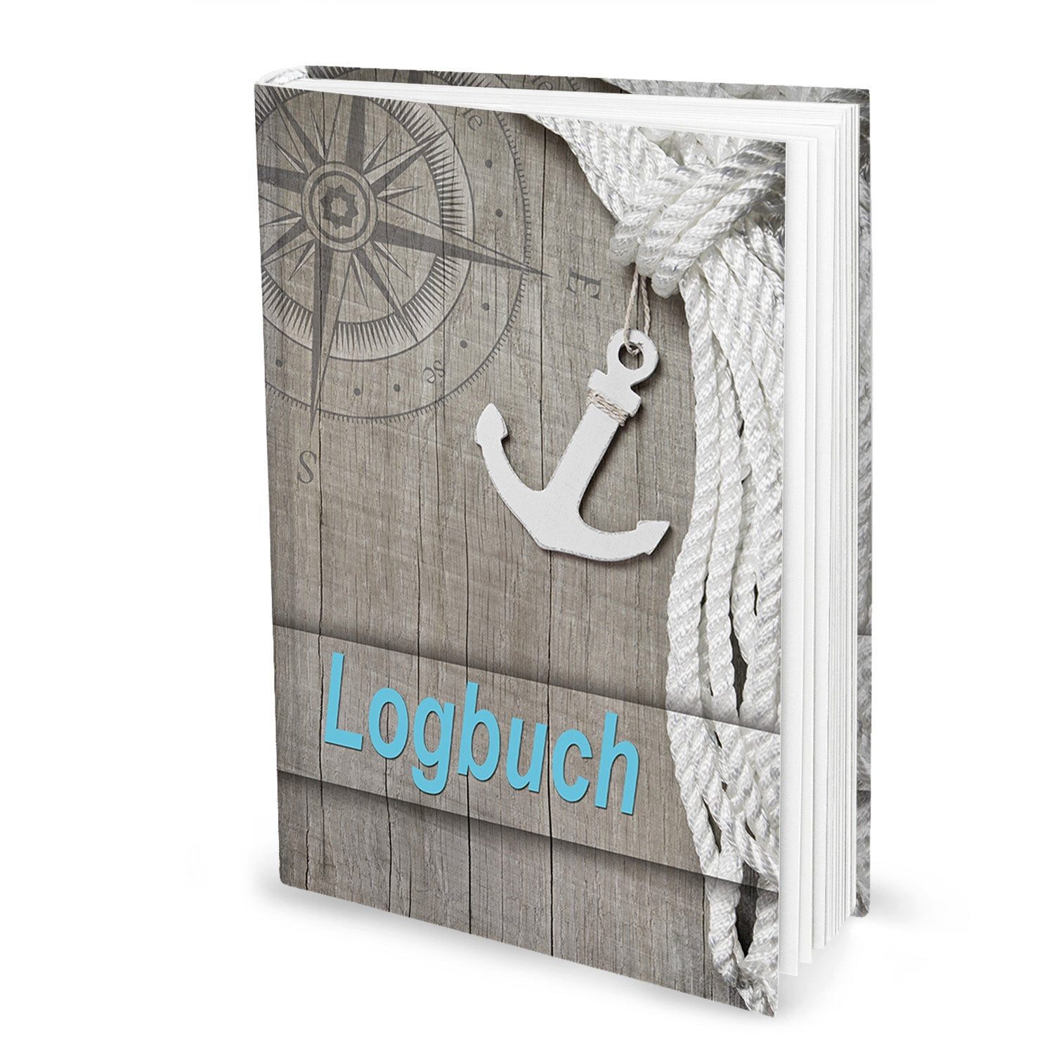 Logbuch-Verlag Notizbuch Logbuch Ocean DIN A4 Hardcover - Schiffstagebuch nach amtlichen