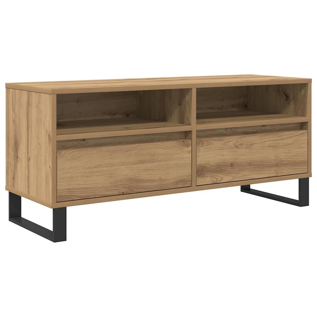 vidaXL TV-Schrank TV-Schränk mit Schubladen Artisan-Eiche 100 x 34,5 x 44,5 günstig online kaufen