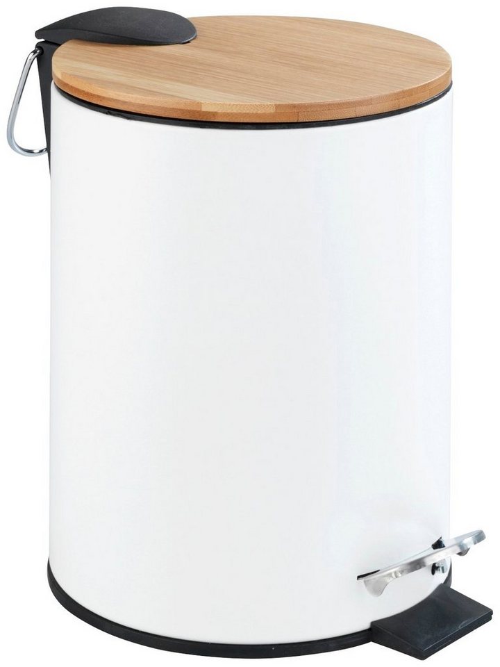Klassischer Mülleimer WC Kosmetikeimer Küche Abfalleimer 23,5 × 23,5 × 