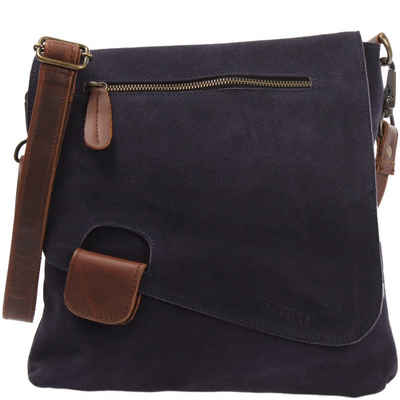 LECONI Umhängetasche Handtasche Ledertasche Damen Schultertasche Wildleder LE3027