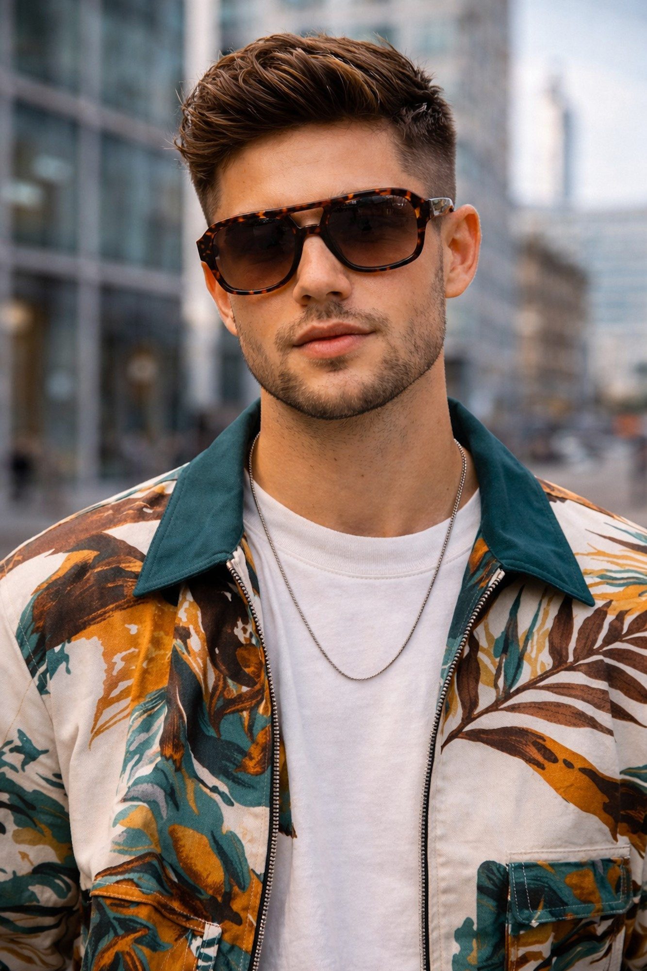 Ella Jonte Sonnenbrille Markantes Fashion-Statement in Schwarz oder Vintage Schildpatt