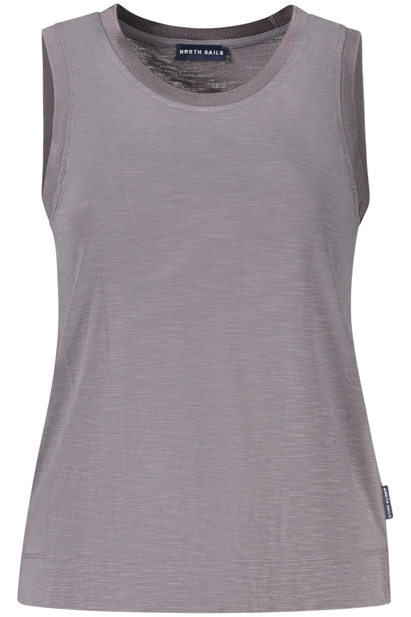 North Sails T-Shirt Damen-Tanktop Grau mit Rundhalsausschnitt und