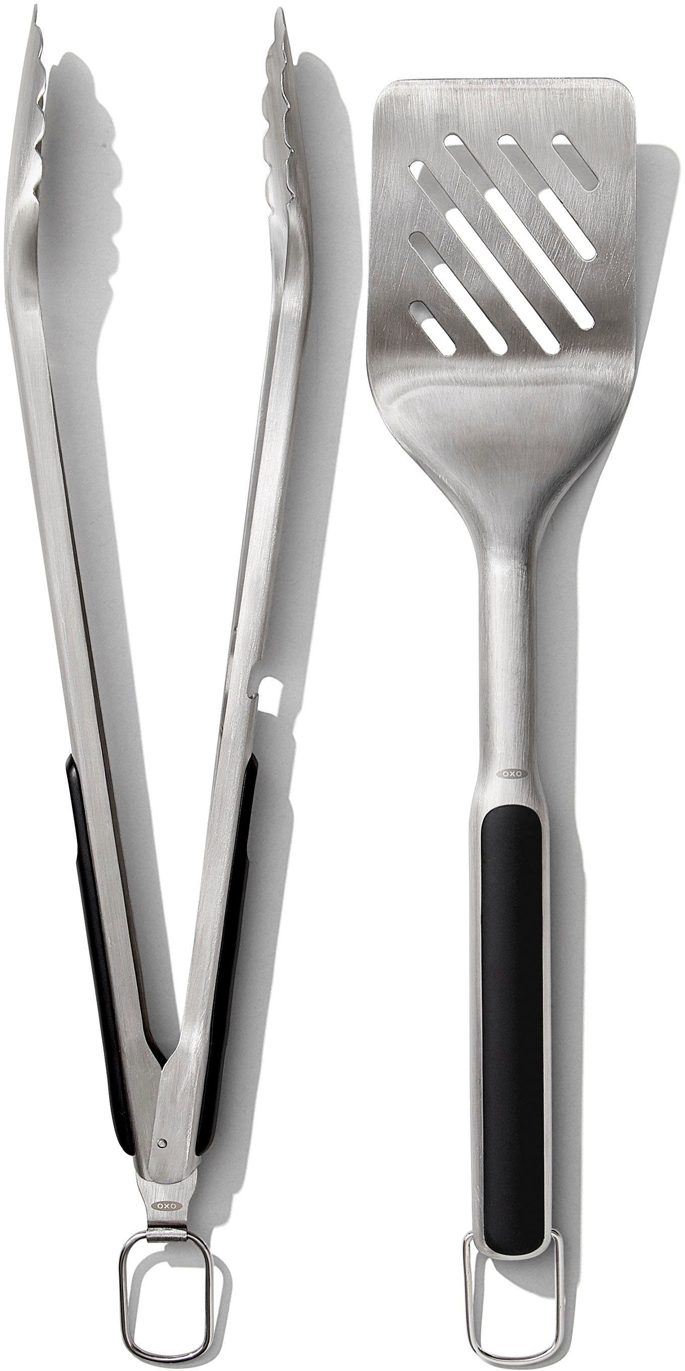 OXO Good Grips Kochbesteck-Set Good Grips (Set, 2-tlg), Wender und Zange im Set