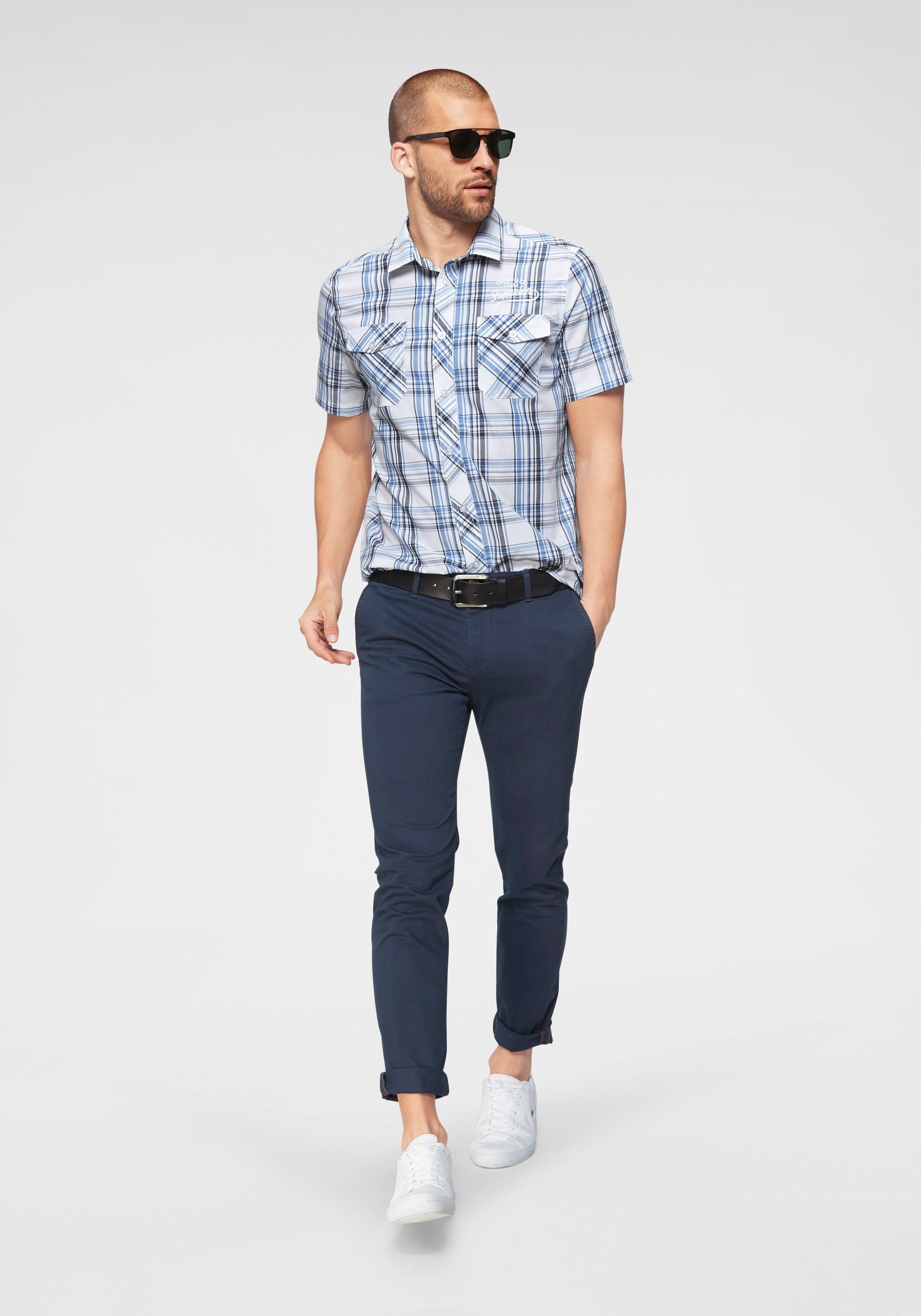 Jack & Jones Chinohose JJIMARCO mit Badge und hohem Tragekomfort unifarben, modisch, slim fit, Baumwollmischung – Bild 4 von 5