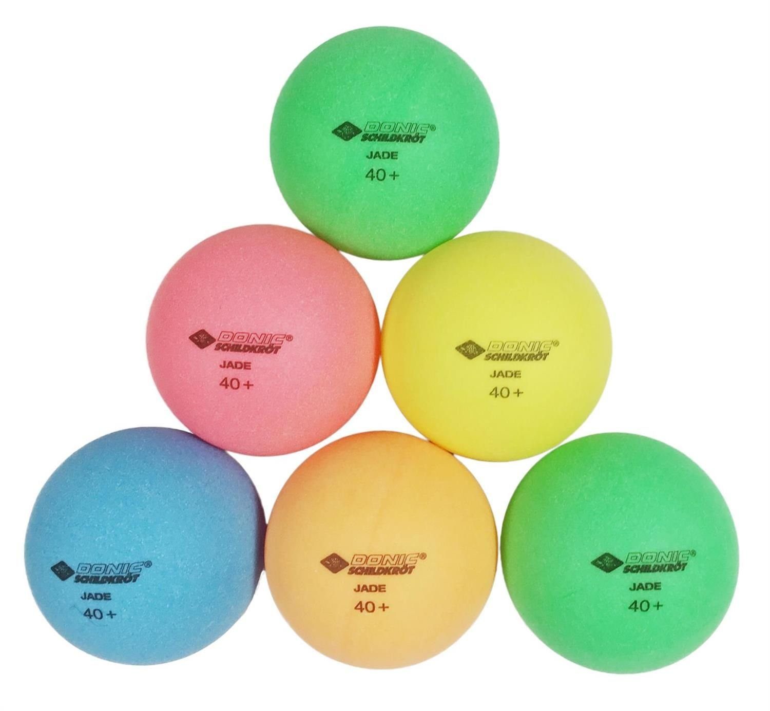 Donic Tischtennisball Colour Popps 6 Stück bunt, Tischtennis Bälle Tischtennisball Ball Balls