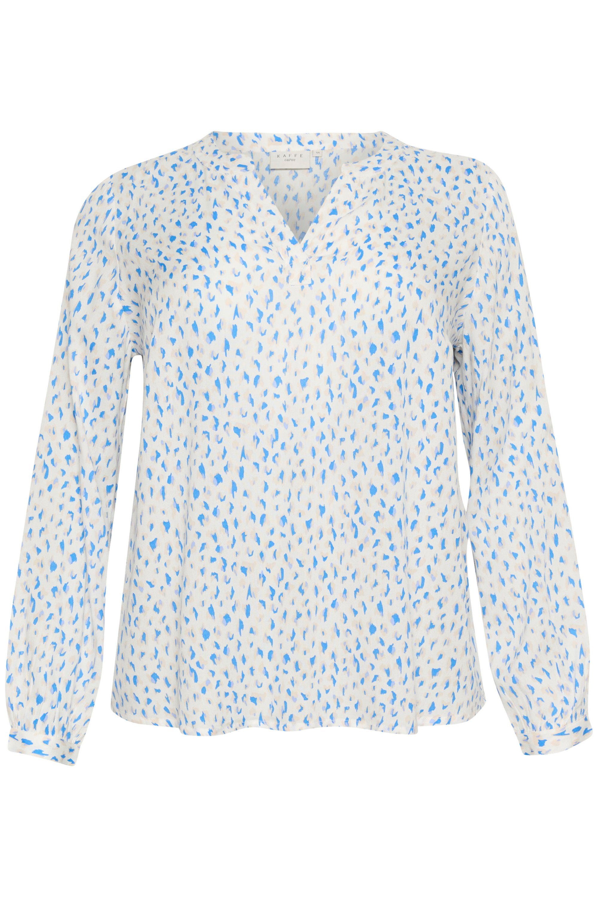 KAFFE Curve Langarmbluse Langarm-Bluse KCjalu Große günstig online kaufen