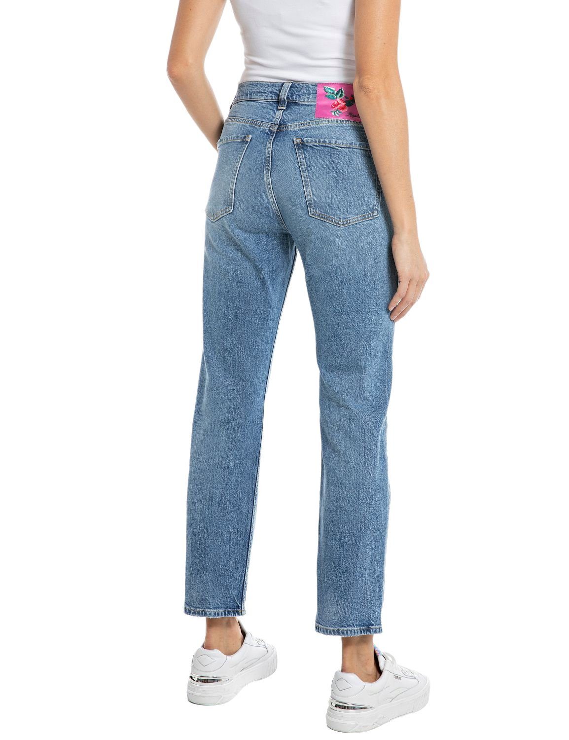 Replay Straight-Jeans MAIJKE STRAIGHT mit Stretch