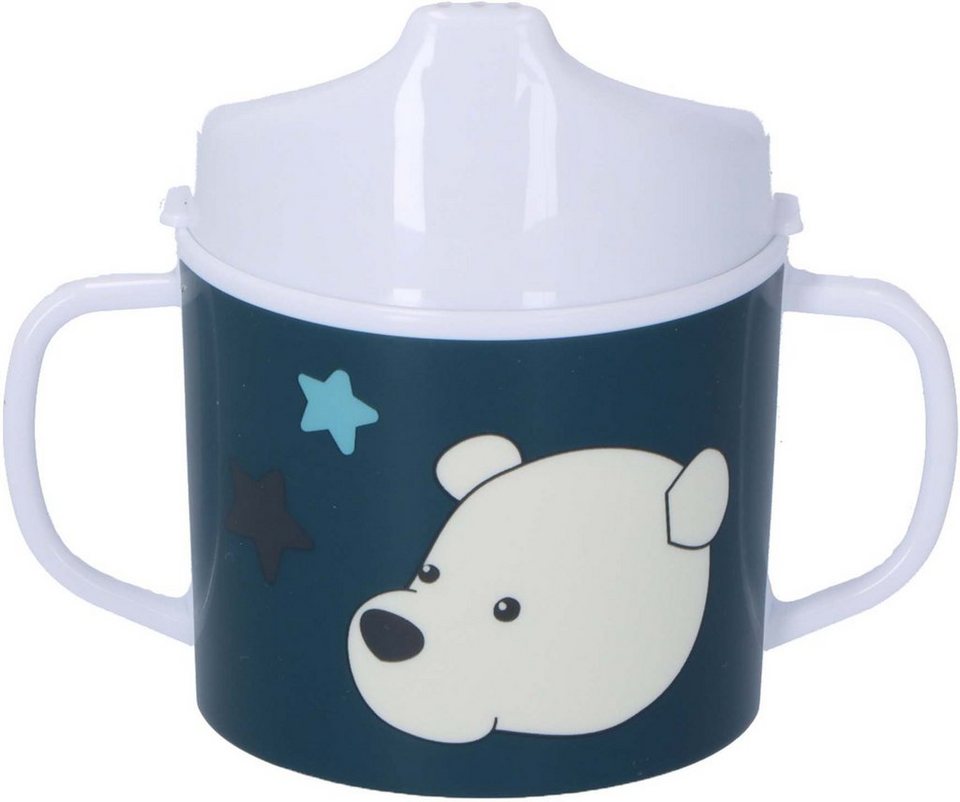 Sterntaler® Kinderbecher Henkeltasse Eisbär Elia, Polypropylen, Silikon