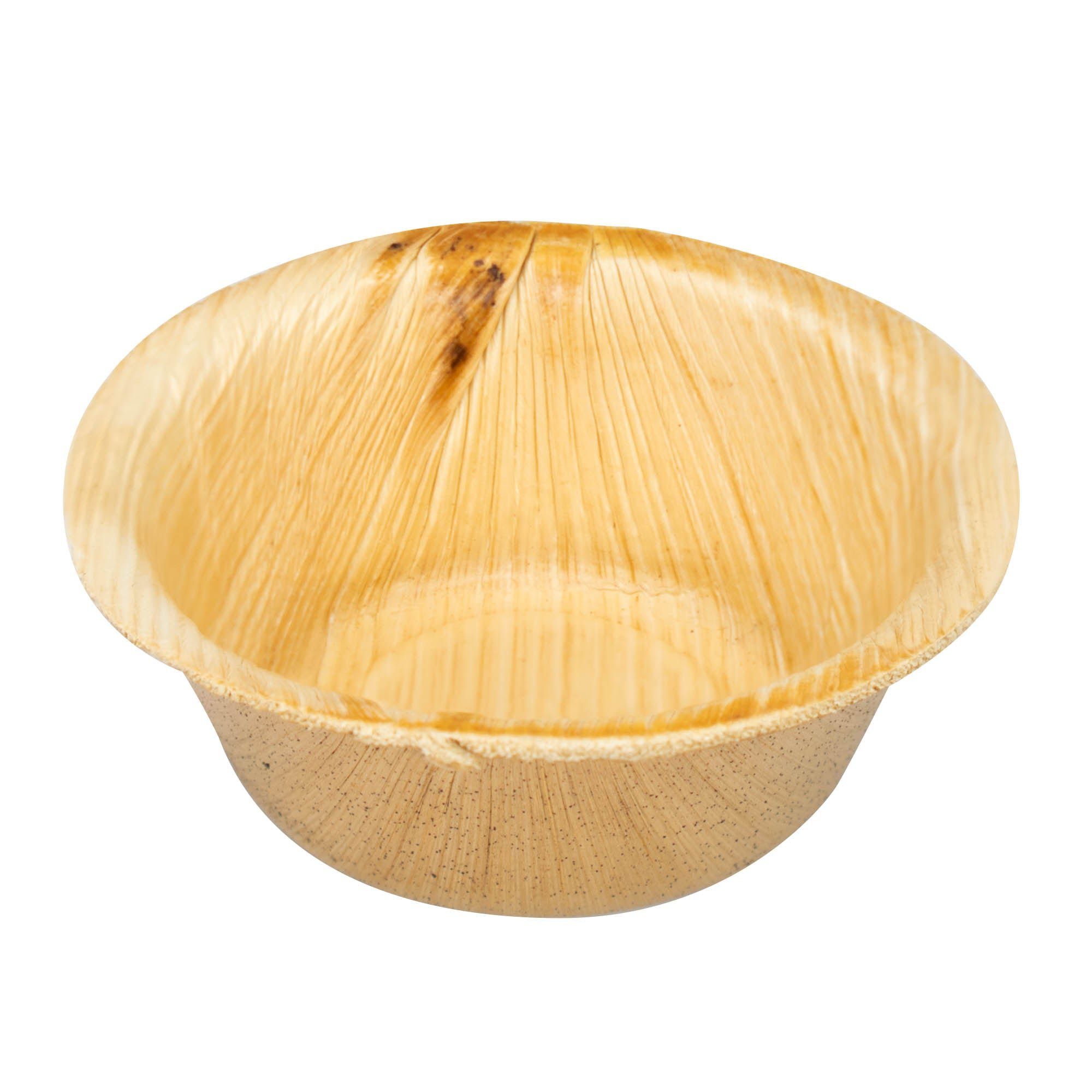 wisefood Einwegschale Palmblatt Dipschale rund Ø 6cm (20ml), Palmblatt, (25-tlg)
