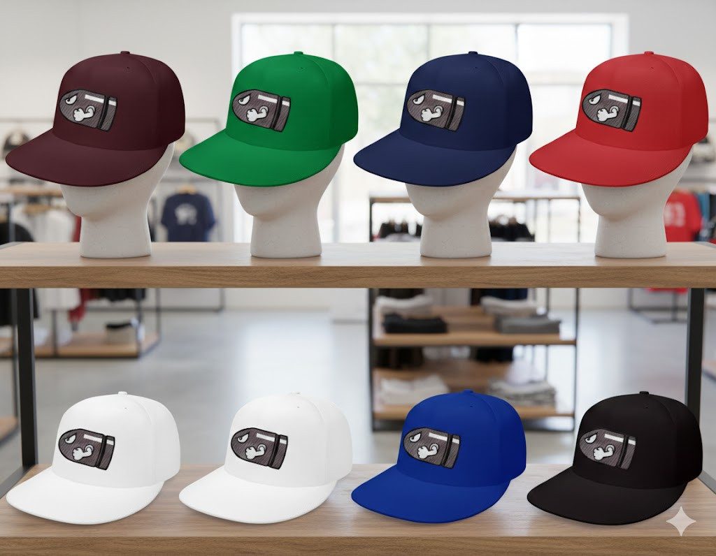 Blondie & Brownie Baseball Cap Unisex Erwachsene Mario Rocket Stick Patch Luigi Yoshi Retro Snapback
