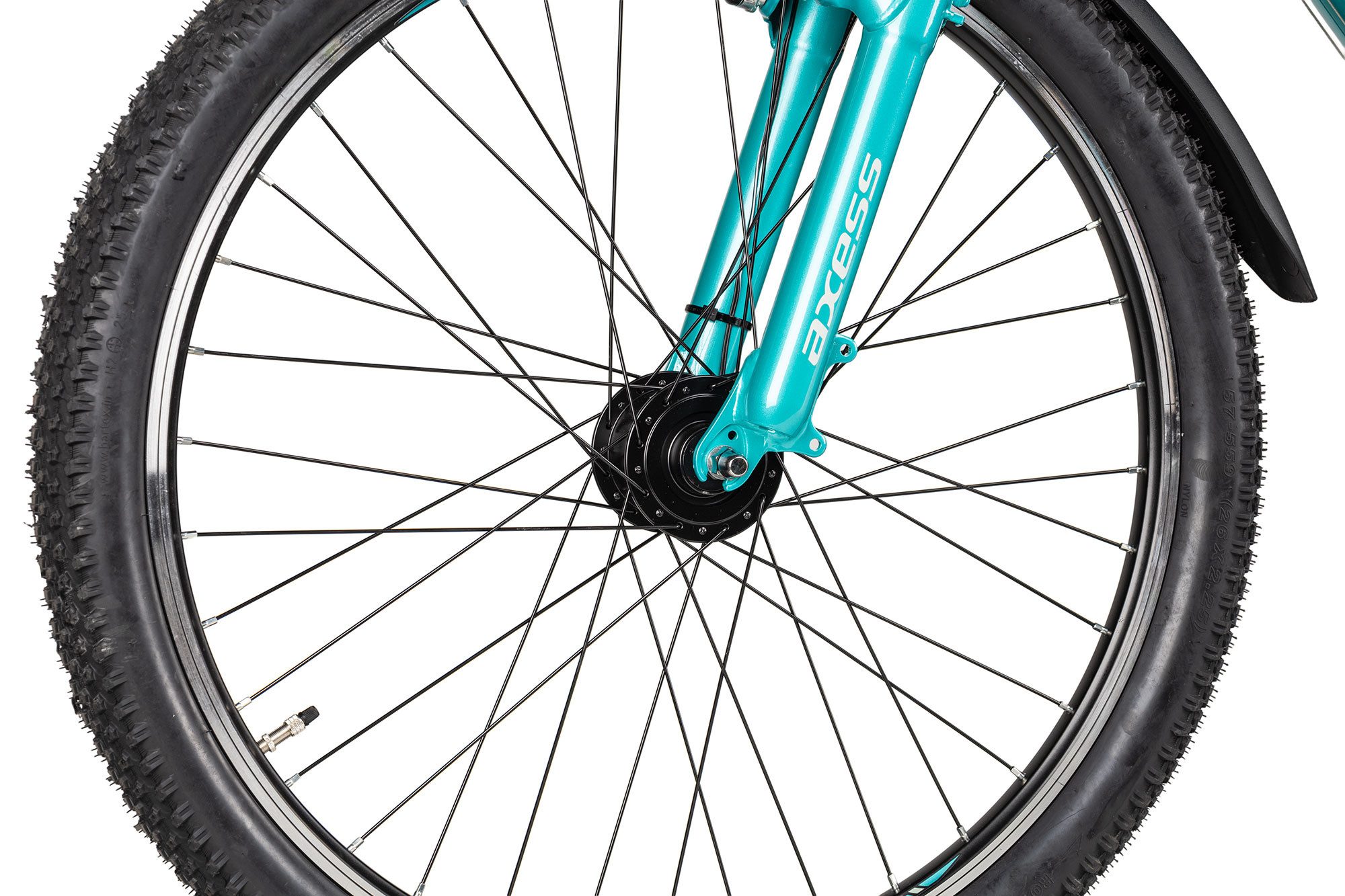 Axess Jugendfahrrad Axess Adventure 26 Trapez, 21 Gang Shimano Tourney 21 Schaltwerk, Kettenschaltung, Straßenausstattung schwarz/grau – Bild 5 von 5