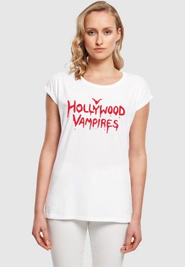 Merchcode T-Shirt Merchcode Damen Ladies Hollywood Vampires - Logo T-Shirt (1-tlg)